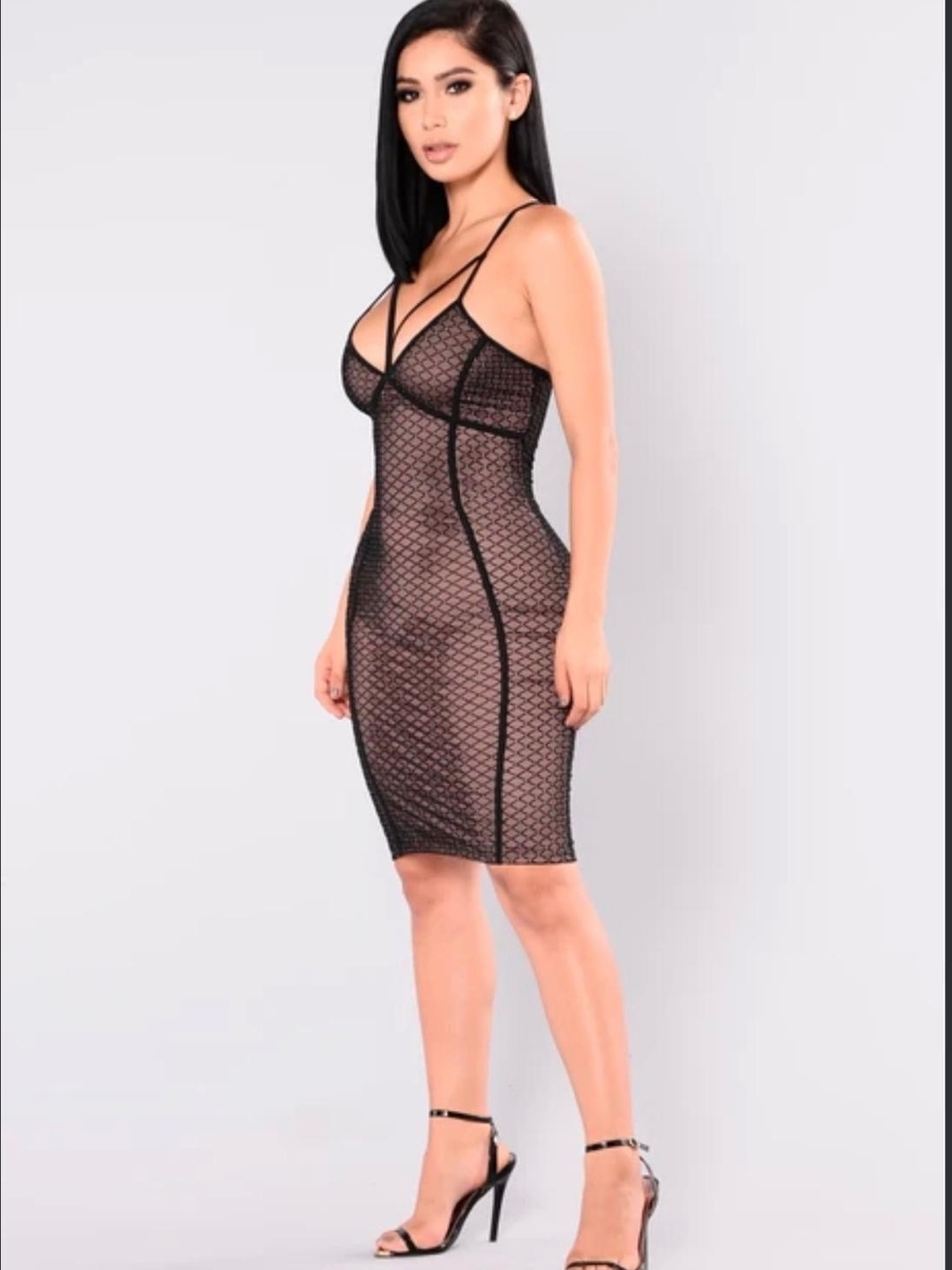 Fashion Nova Women Midi Dress Size Xs